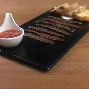Anchoas de Cantábrico con pan tomate