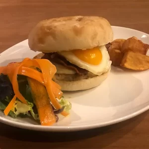 Hamburguesa de Pollo Completa
