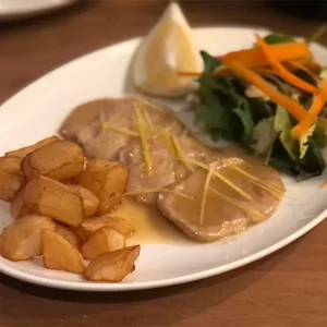 Scaloppina al Limón / Vino blanco